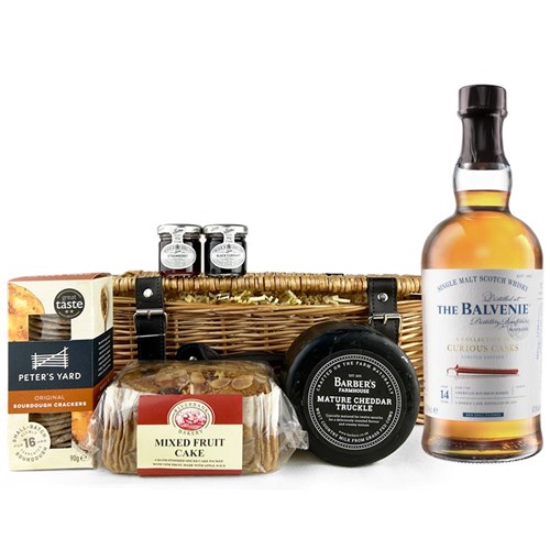 Balvenie 14 Year Old American Bourbon Barrel 70cl Premium Gift Hamper – Luxury Food & Drink Hamper